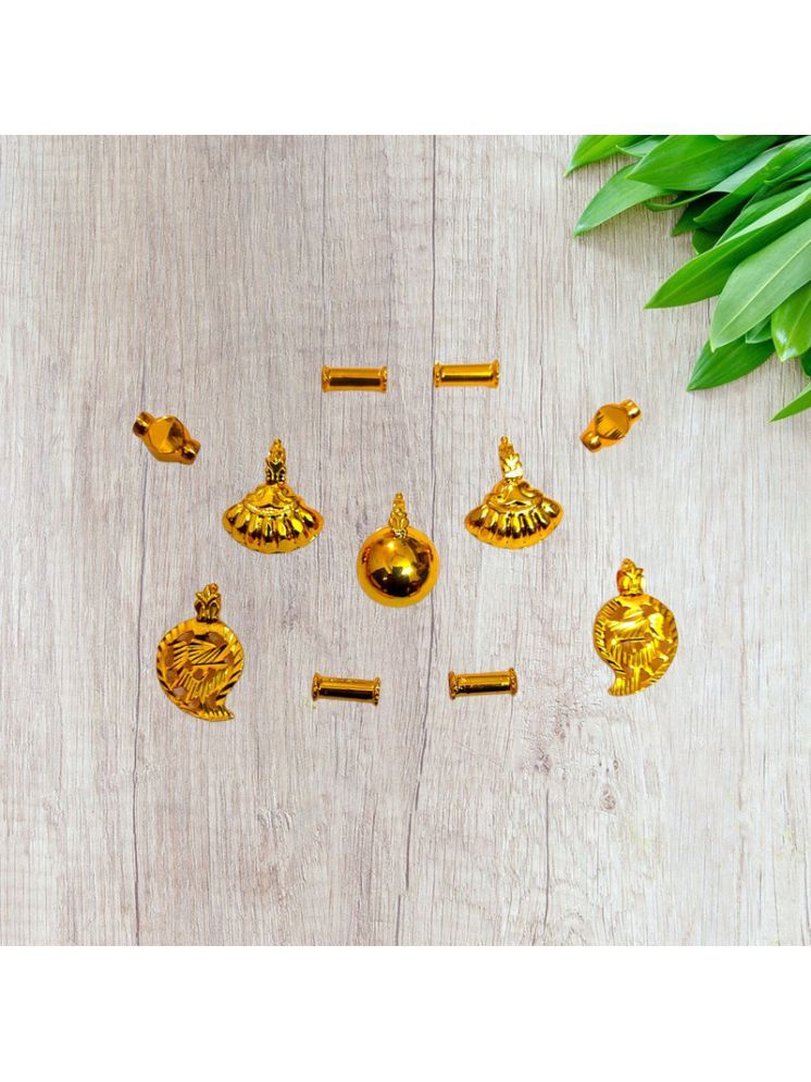     			TGS GOLD COVERING Gold Pendant set ( Pack of 1 )