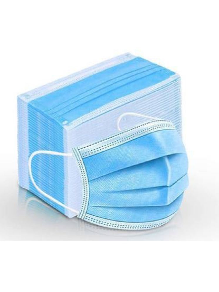     			Wellstar Blue 3 Ply Mask ( Pack of 100 )