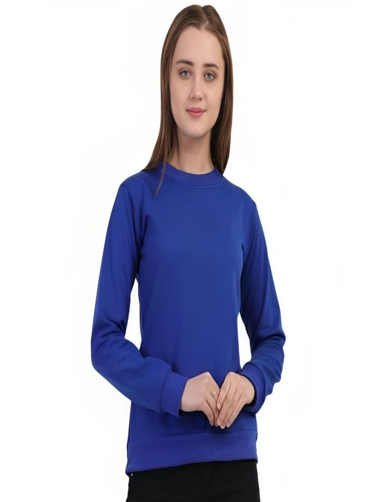     			Calm Down Fleece Women's Non Hooded Sweatshirt ( Blue )