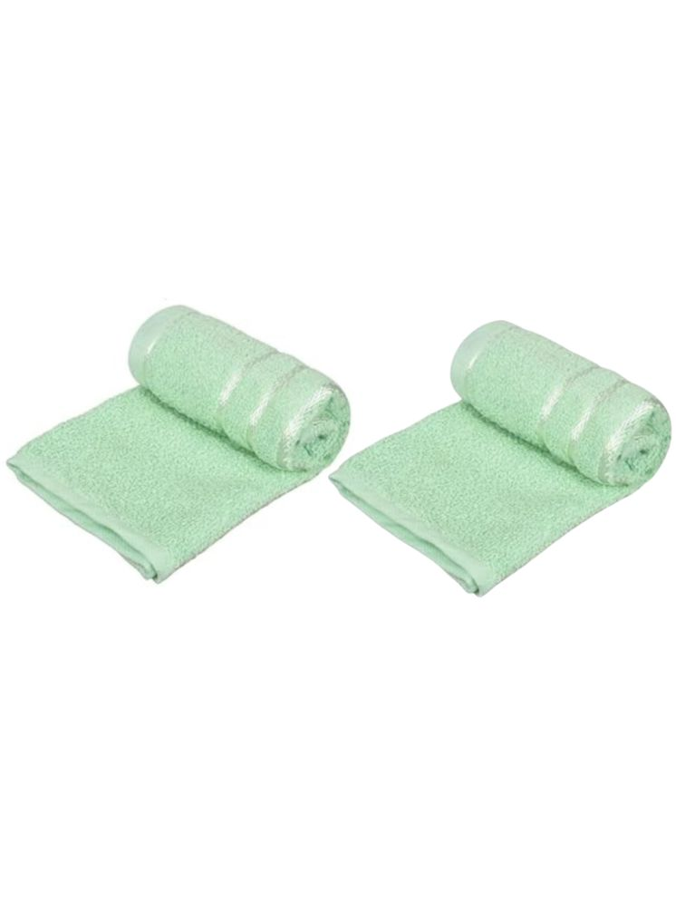     			Dyana Core Pack of 2 Cotton 401-450 -GSM Hand Towel ( Assorted )