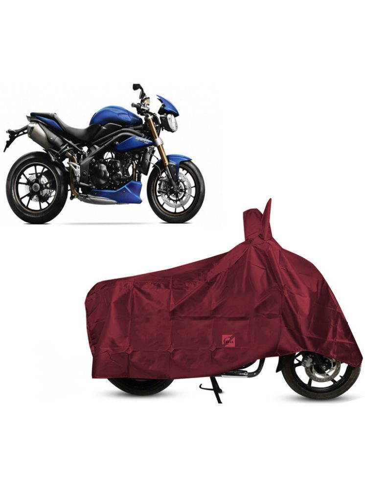     			EGAL Bike Body Cover for Triumph ( Pack of 1 ) , Maroon