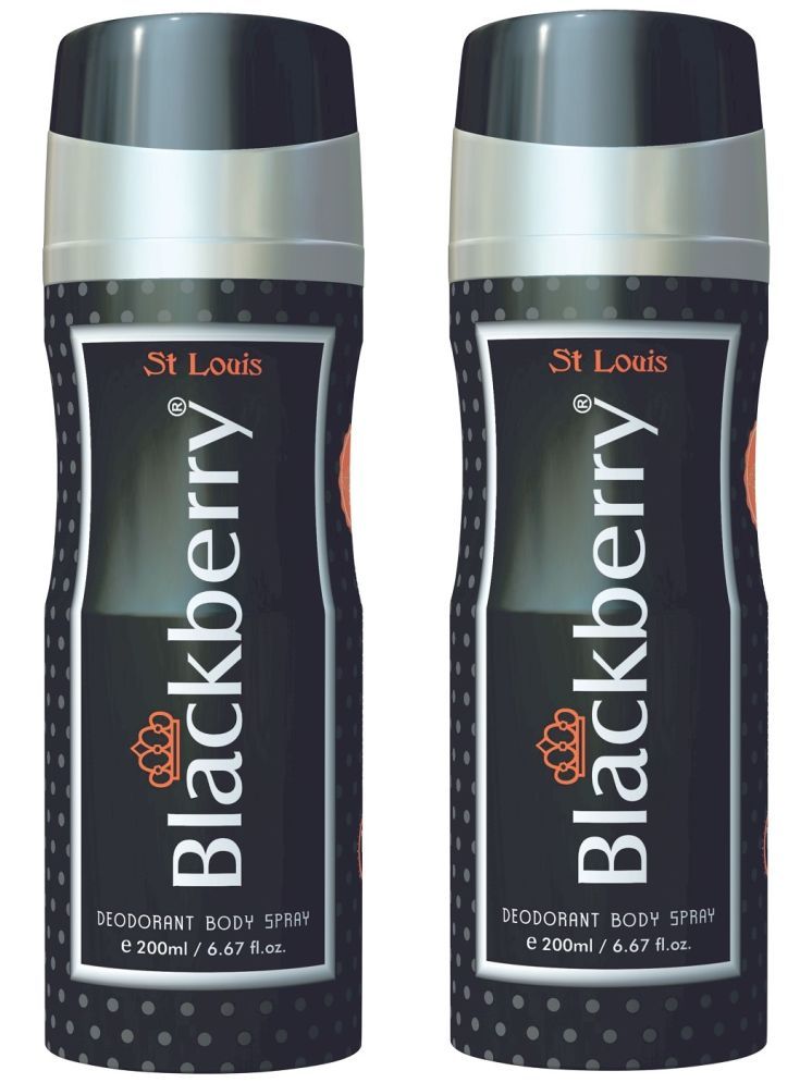     			St. Louis BLACK BERRY Deodorant Spray for Men 600 gm ( Pack of 2 )