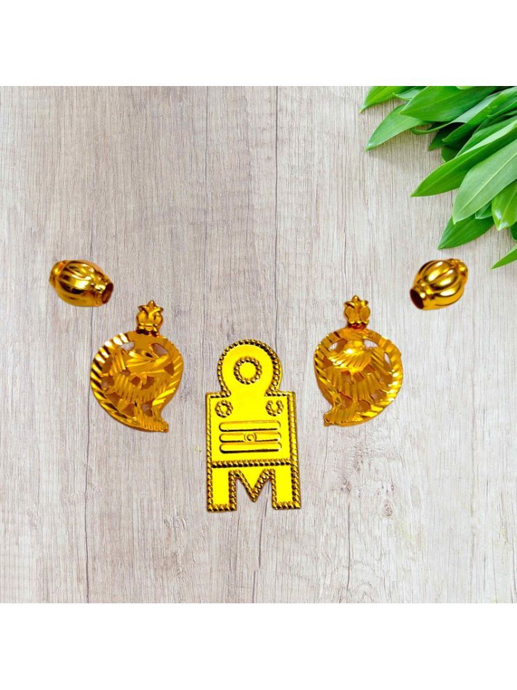     			TGS GOLD COVERING Gold Pendant set ( Pack of 1 )