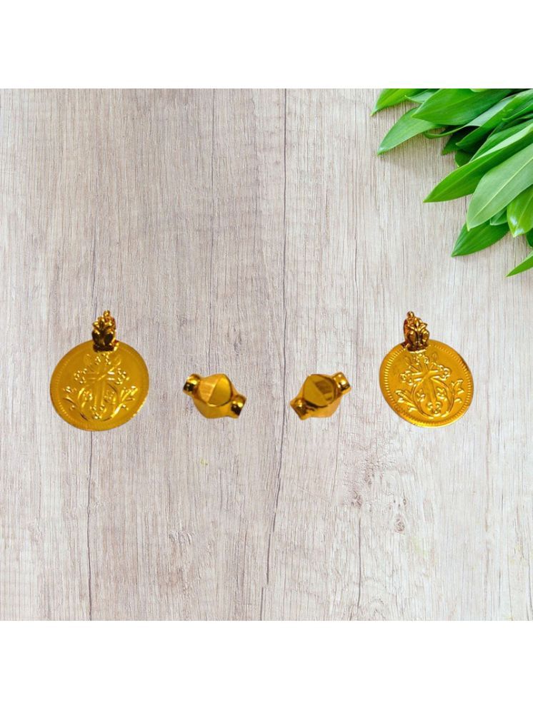     			TGS GOLD COVERING Gold Pendant set ( Pack of 1 )