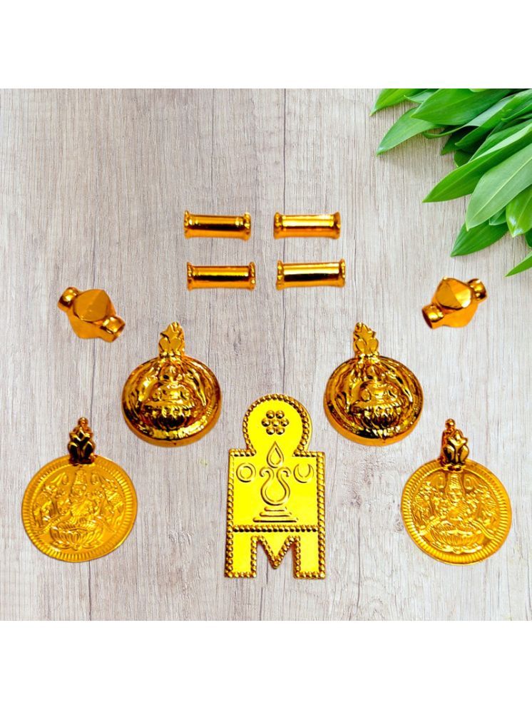     			TGS GOLD COVERING Gold Pendant set ( Pack of 1 )