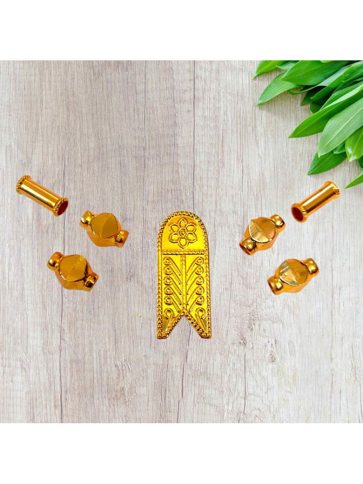     			TGS GOLD COVERING Gold Pendant set ( Pack of 1 )