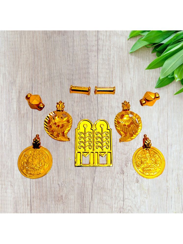     			TGS GOLD COVERING Gold Pendant set ( Pack of 1 )