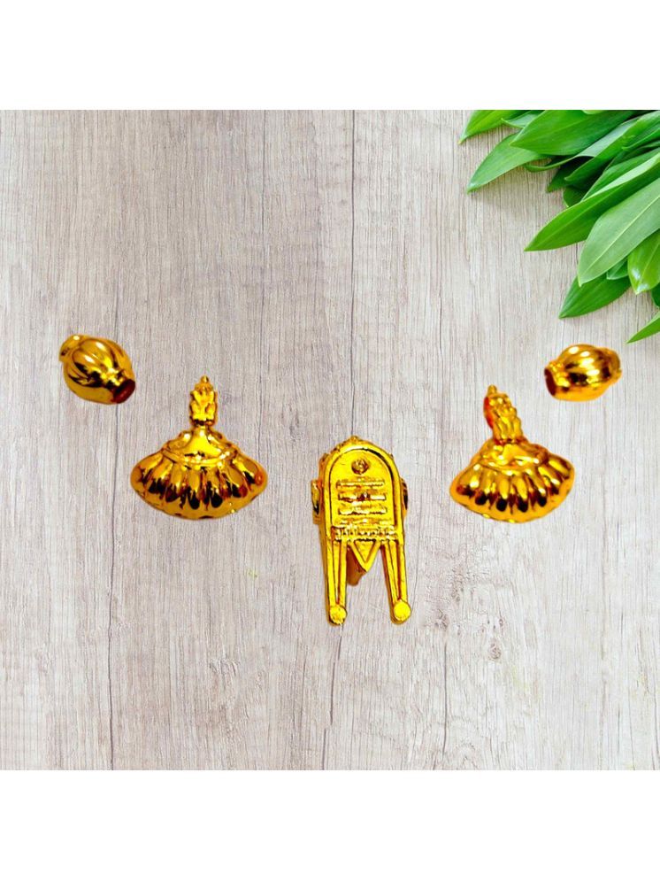     			TGS GOLD COVERING Gold Pendant set ( Pack of 1 )