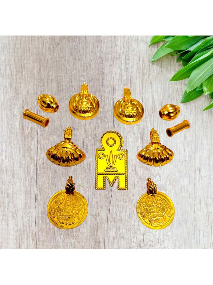     			TGS GOLD COVERING Gold Pendant set ( Pack of 1 )