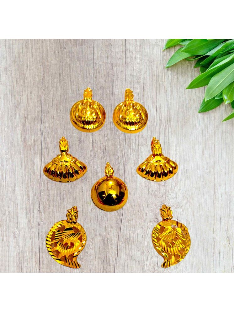     			TGS GOLD COVERING Gold Pendant set ( Pack of 1 )