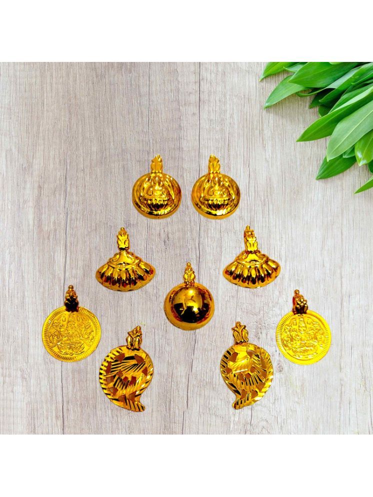     			TGS GOLD COVERING Gold Pendant set ( Pack of 1 )