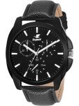 Espoir Black PU Analog Men's Watch