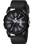 Espoir Black Silicon Analog Men's Watch