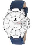 Espoir Blue Leather Analog Men's Watch