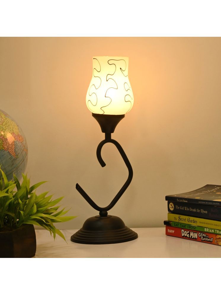     			1st Time Black Decorative Table Lamp ( Pack of 1 )