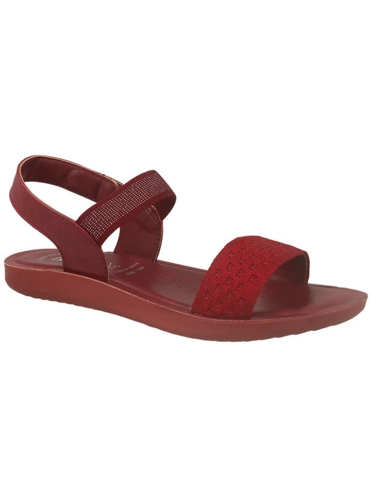     			Aeroblu Maroon Women's Flats