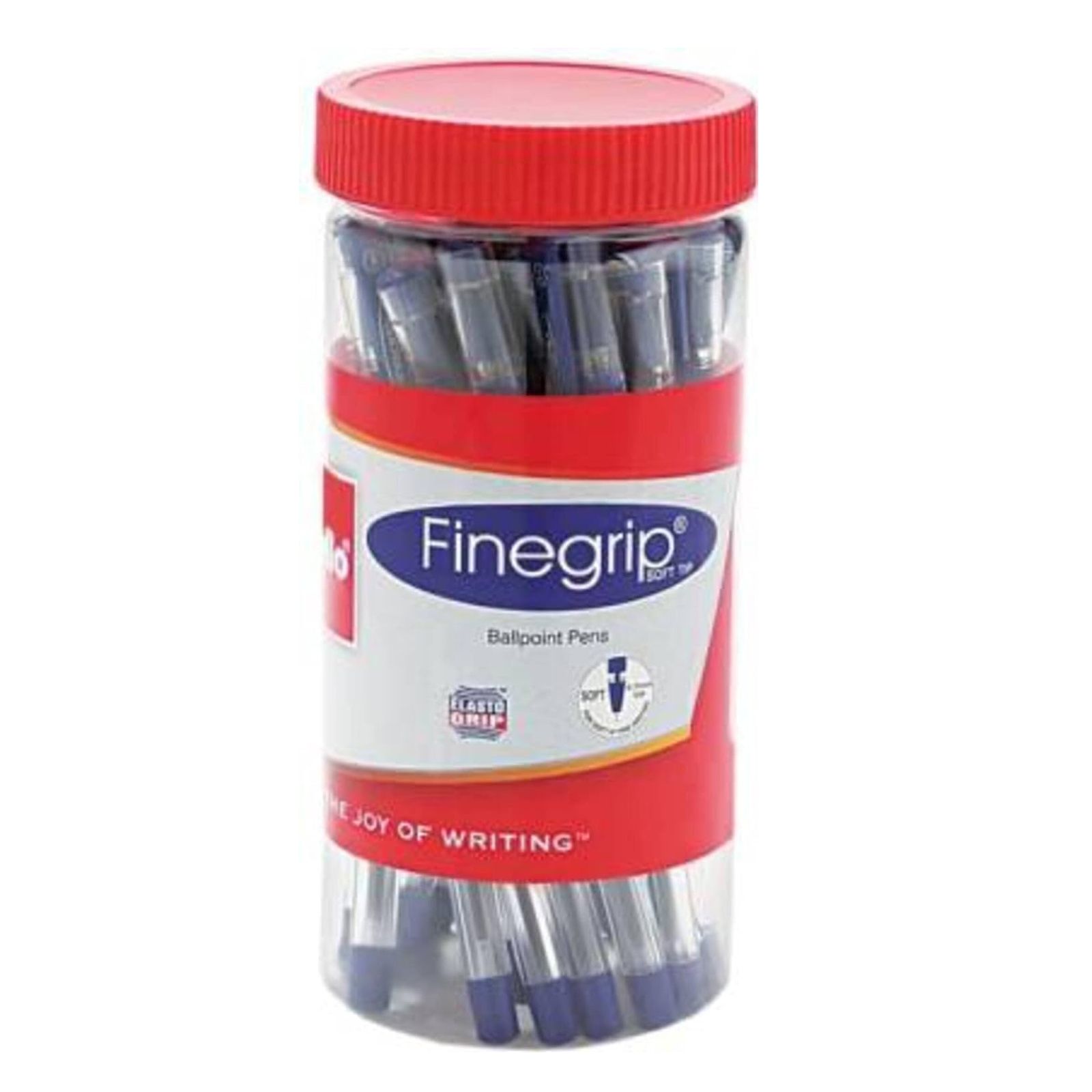     			Cello Finegrip Ball Pen 25Ct Jar - Blue (Pack of 2)