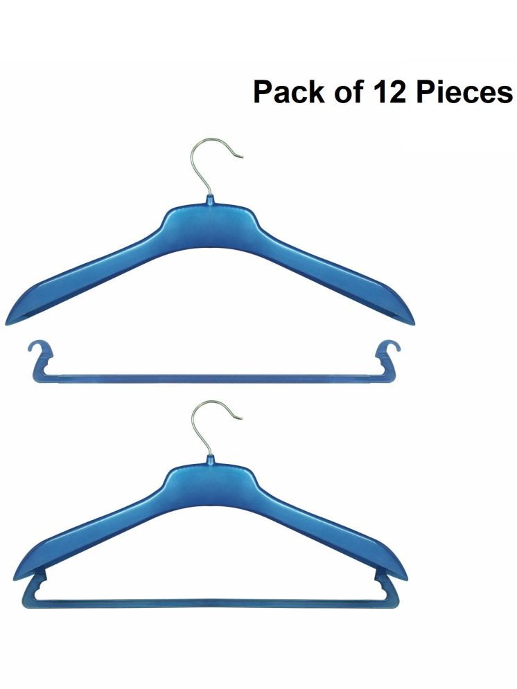     			Jyoti Plastic Standard Clothes Hangers ( Pack of 12 )