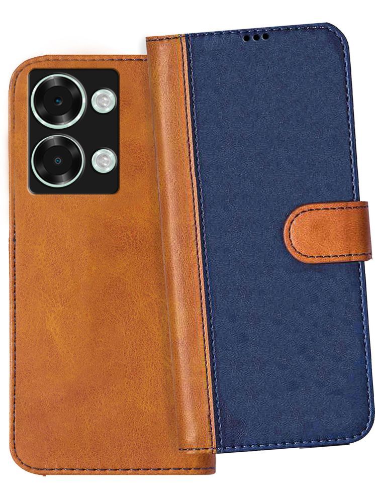     			Knotyy Brown Flip Cover Artificial Leather Compatible For Itel P40 Plus ( Pack of 1 )