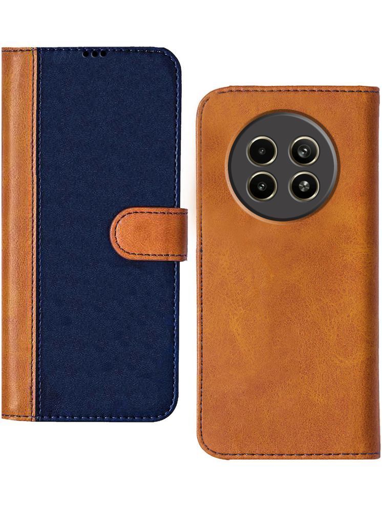     			Knotyy Brown Flip Cover Artificial Leather Compatible For Realme Narzo N65 5G ( Pack of 1 )