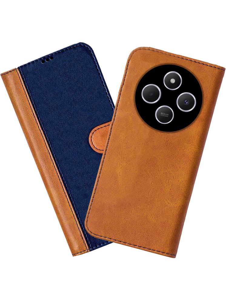     			Knotyy Brown Flip Cover Artificial Leather Compatible For Xiaomi Redmi 4A ( Pack of 1 )