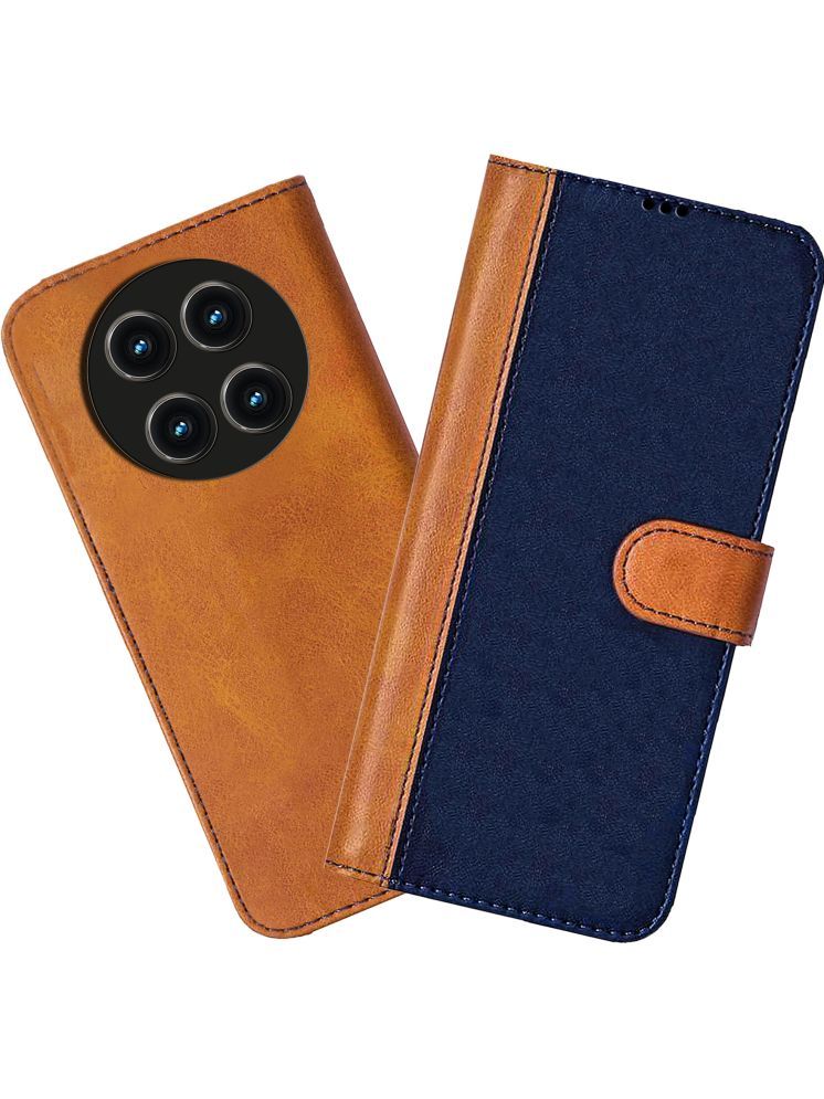     			Knotyy Brown Flip Cover Artificial Leather Compatible For RealMe 13 Pro Plus 5G ( Pack of 1 )