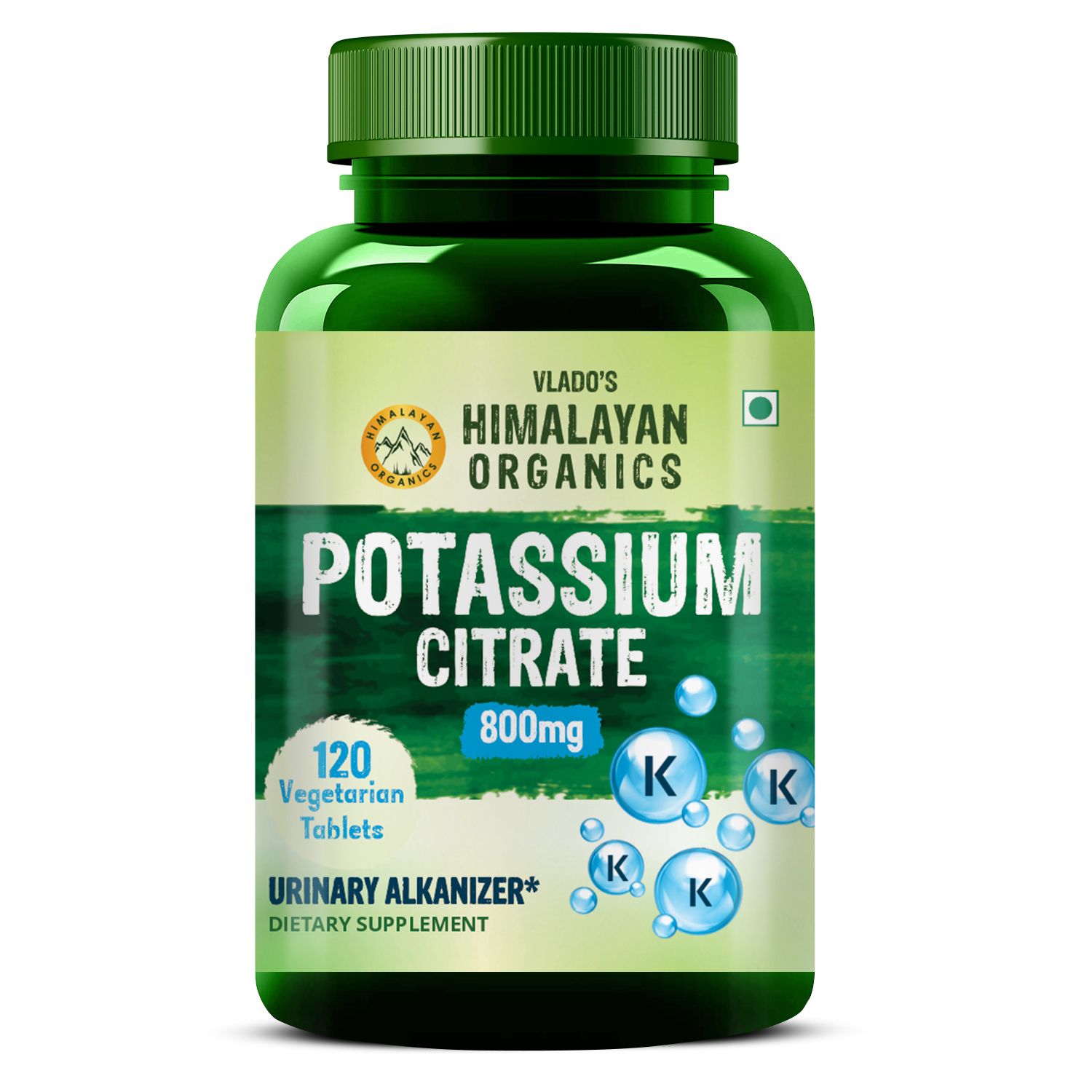     			Vlado's Himalayan Organics Potassium Citrate 800mg Supports Nerve & Muscle Health 120 No.s