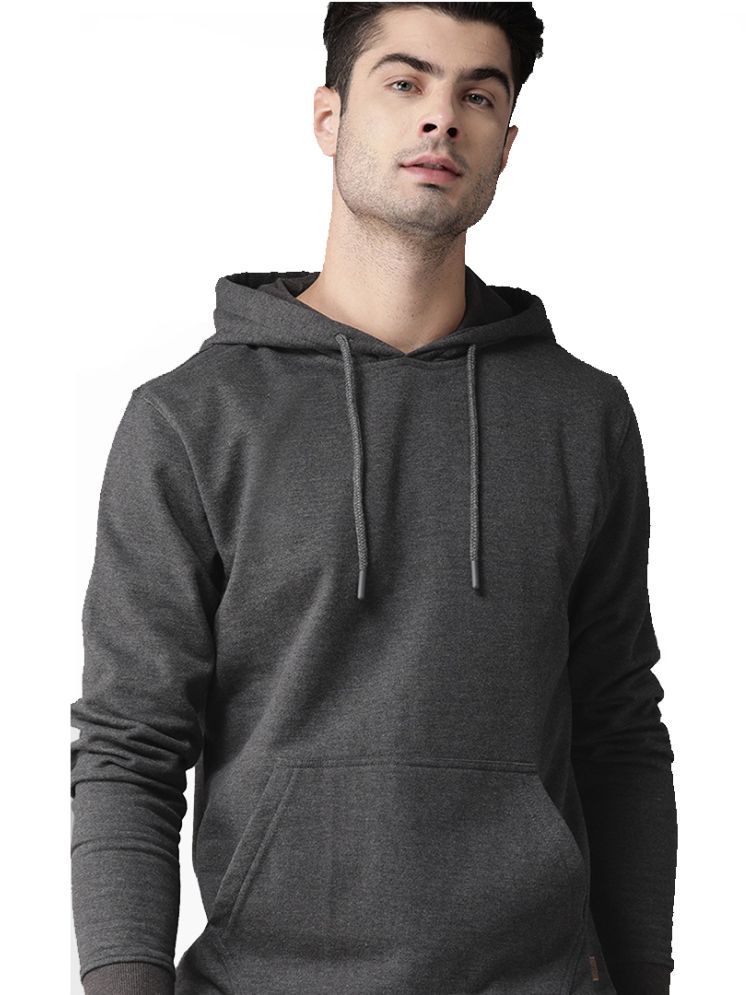     			ACENTEO Fleece Hooded Men's Sweatshirt - Grey ( Pack of 1 )