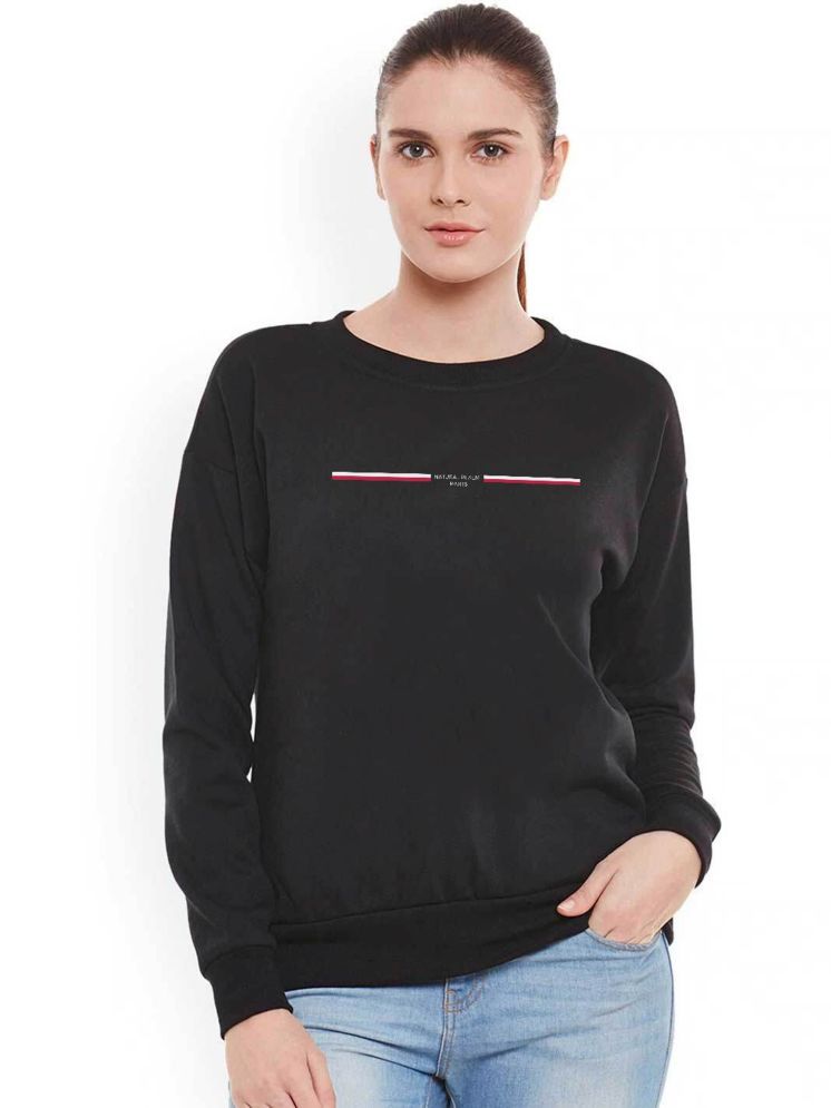     			Calm Down Fleece Women's Non Zippered Sweatshirt ( Black )