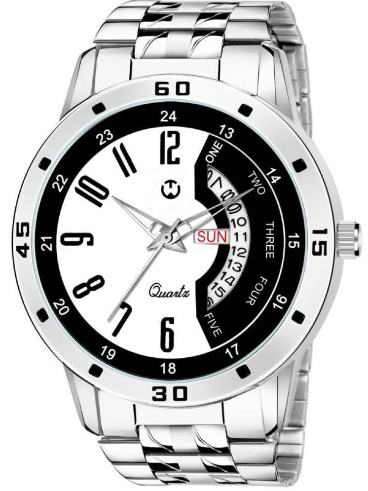     			Wizard Times Silver Stainless Steel Analog Men's Watch