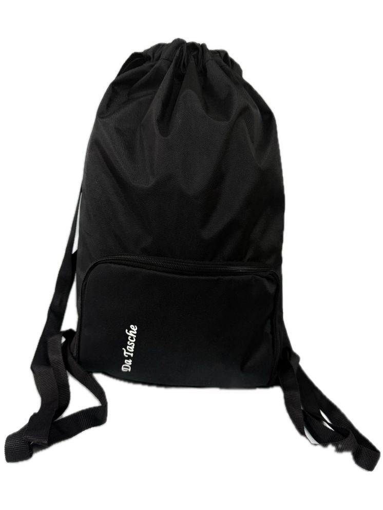     			Da Tasche 10 Ltrs Black Drawstring Bag