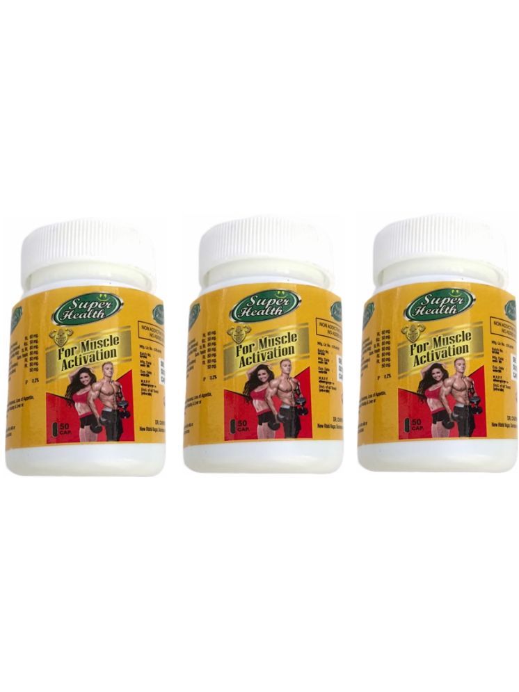     			Dr. Chopra Super Health For Muscles Activation 50 no.s Unflavoured Pack of 3