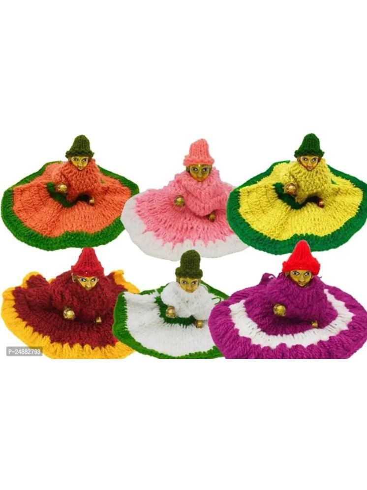     			DvR ClicK Pooja Cloth Laddu Gopal Dress 0-2 N0. ( Pack of 6 )