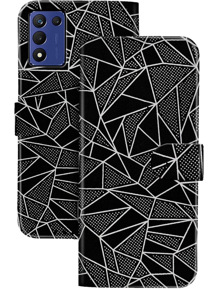     			Knotyy Black Flip Cover Artificial Leather Compatible For RealMe 9 5G SE ( Pack of 1 )