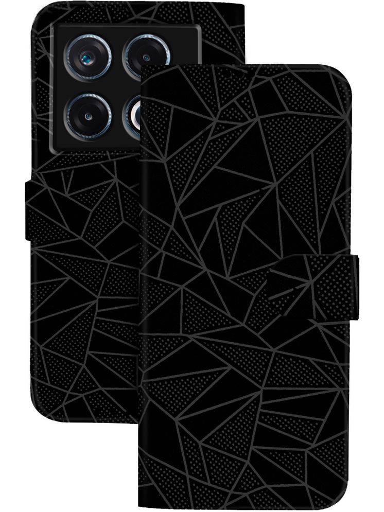     			Knotyy Black Flip Cover Artificial Leather Compatible For Infinix GT 20 Pro 5G ( Pack of 1 )