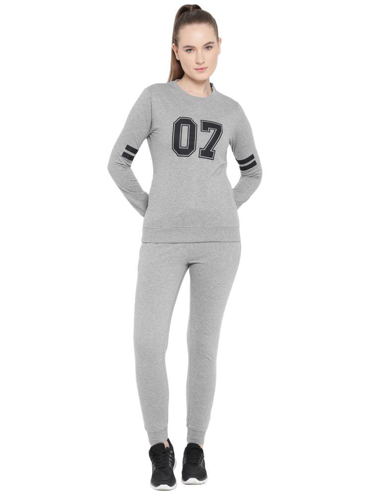     			OFF LIMITS Grey Polyester Printed Tracksuit - Pack of 1