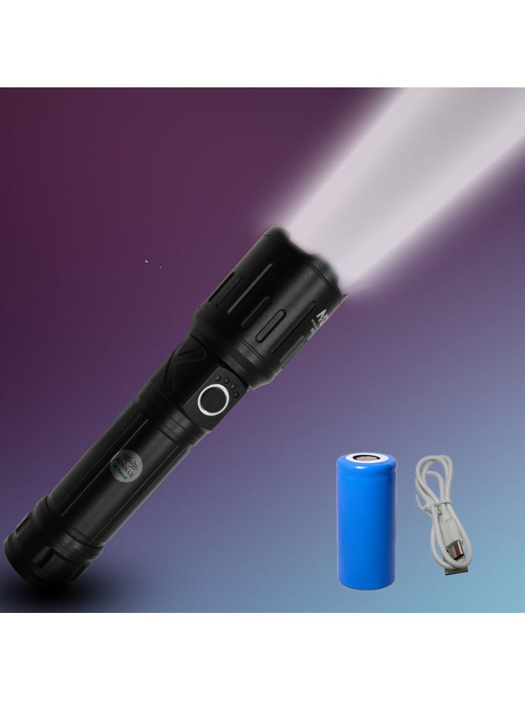     			RENMAX - Above 50W Rechargeable Flashlight Torch ( Pack of 1 )