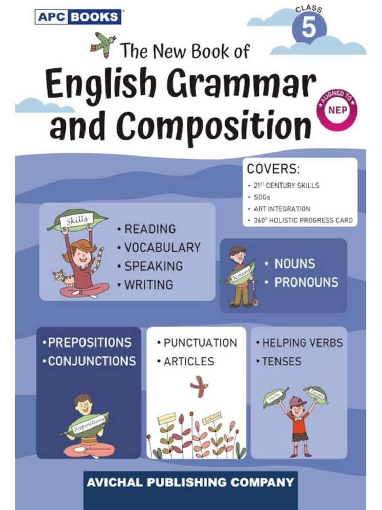     			The New Book of English Grammar and Composition Class 5