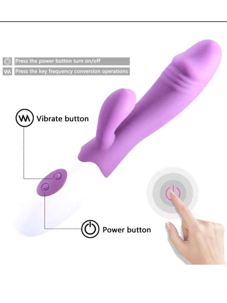     			Vibrations Rabbit Style Portable Manual Massager