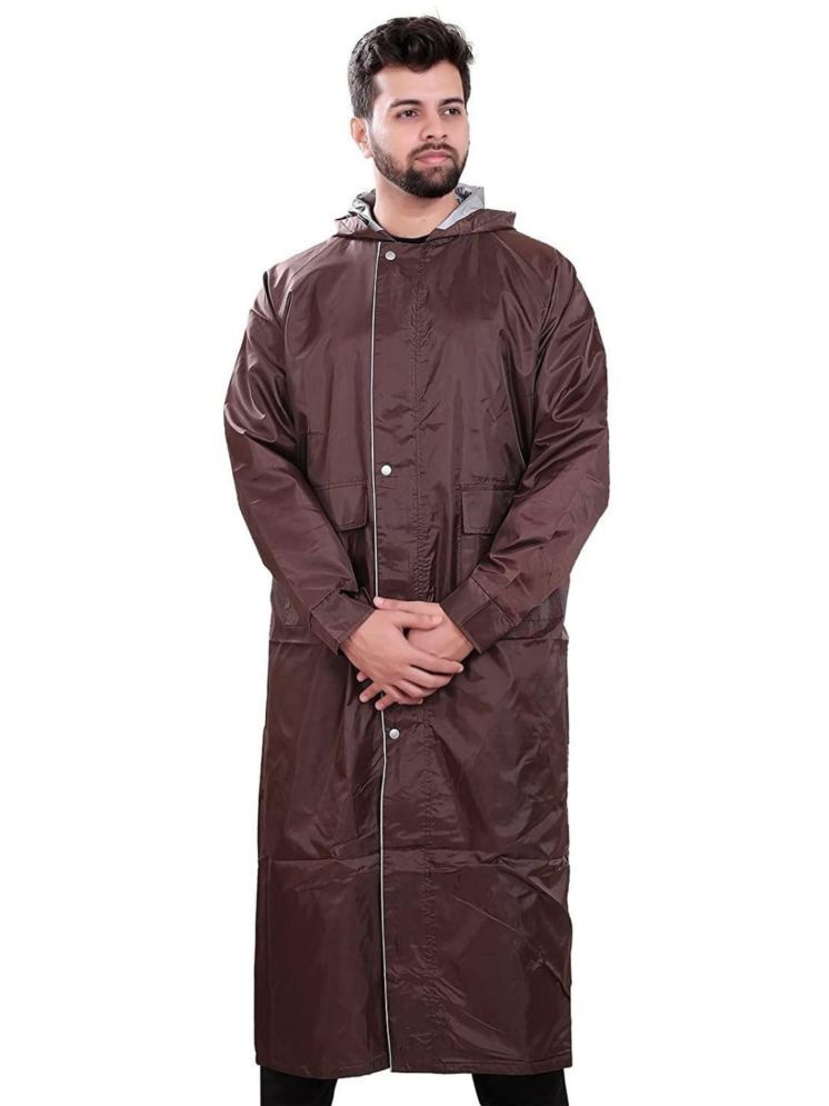     			YOUTH ROBE Brown Polyester Men's Raincoat ( Pack of 1 )