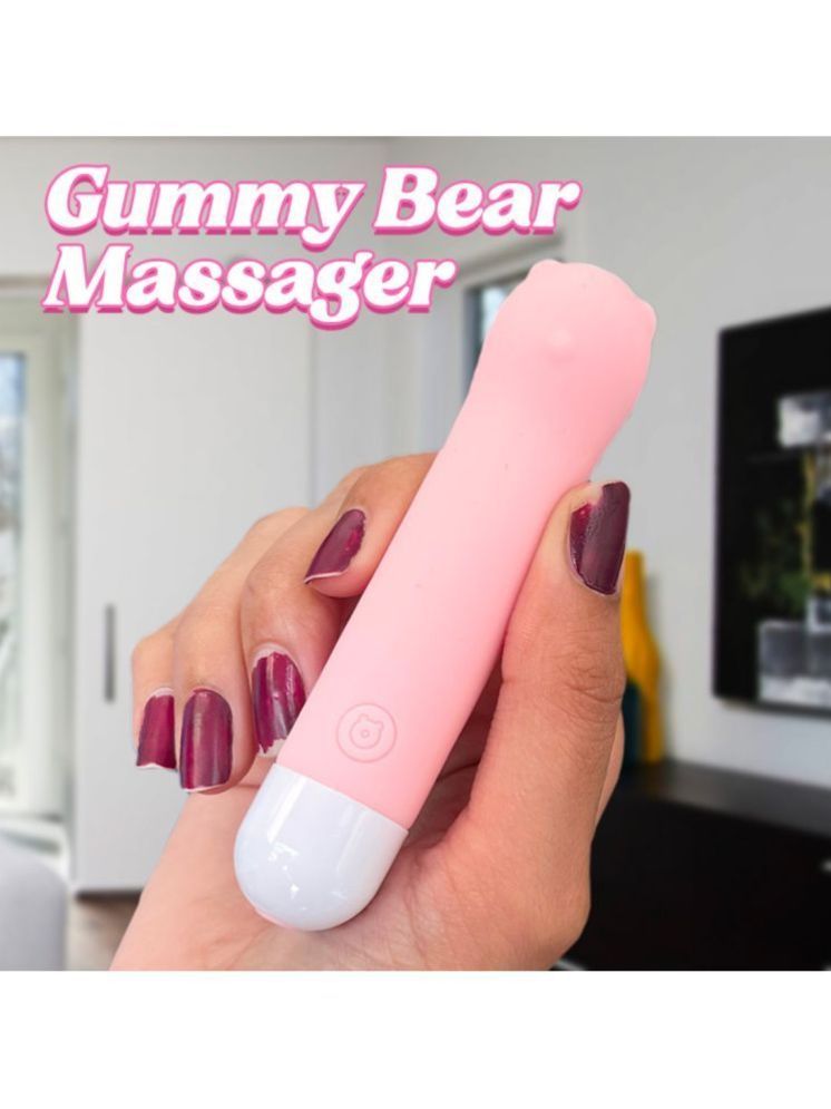     			crazynyt Gummy Bear Portable Manual Massager