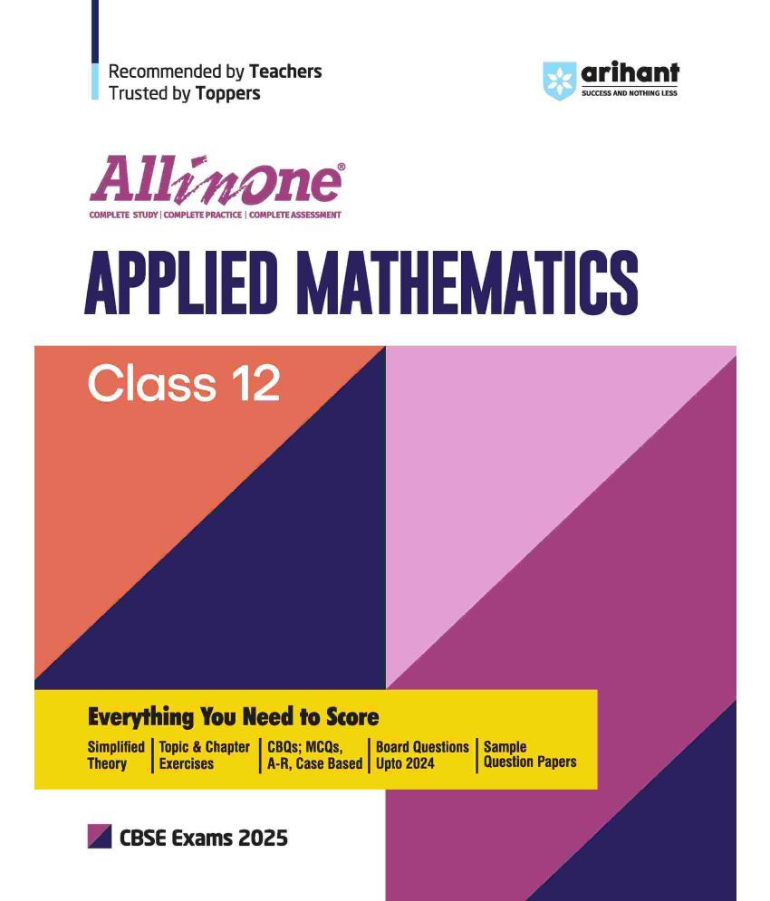     			Arihant All In One CBSE Applied Mathematics Class 12th | For CBSE Exams 2025