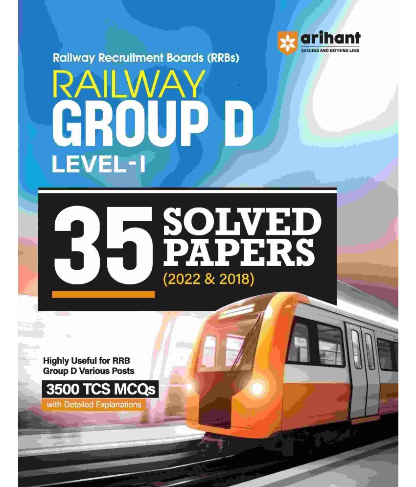     			Arihant Railway Group D (Level I) Exam |35 Solved paper (2022 & 2018) | Hindi Medium