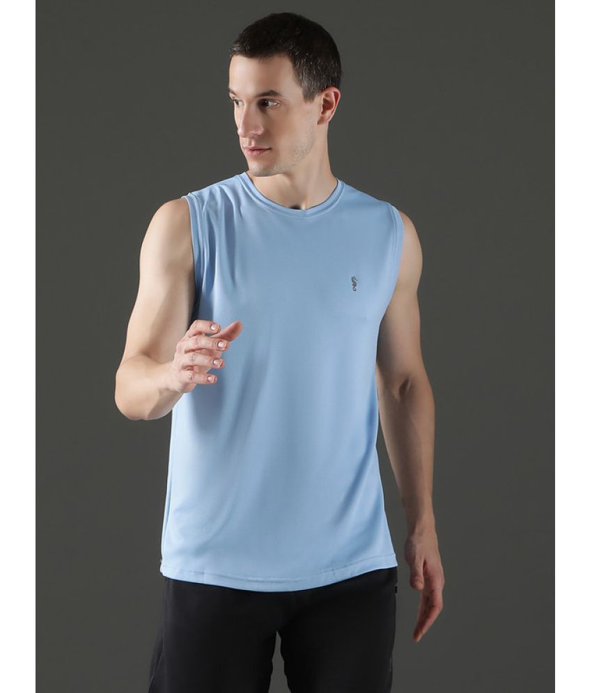     			EPPE Pack of 1 Polyester Gym Vest For Men ( Sky Blue )