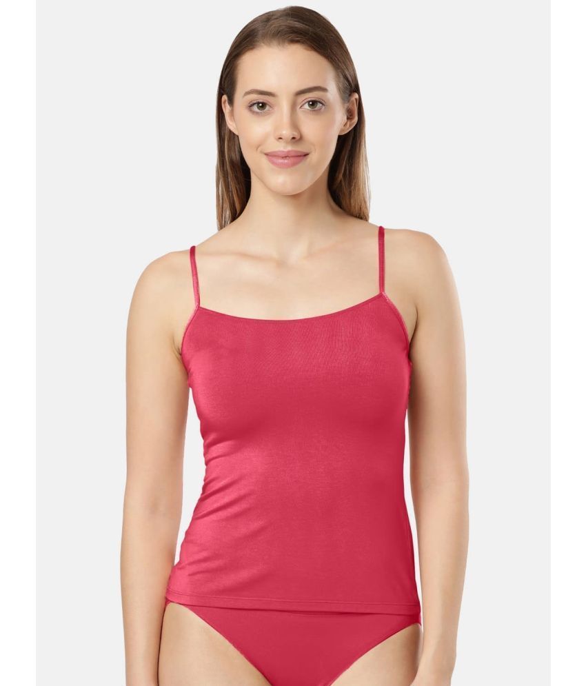     			Jockey Single Camisole Semi rayon Camisoles ( Pink )