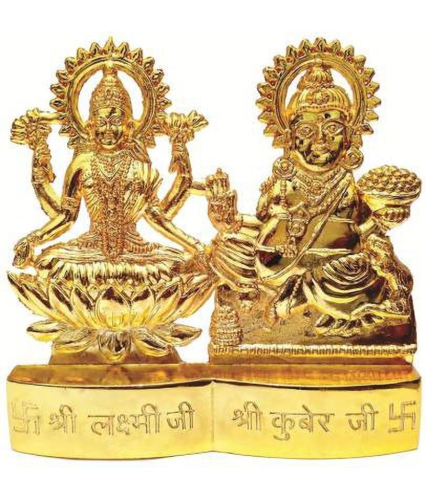     			Shri Astha Vinayak Brass Goddess Laxmi Idol ( 10 cm )