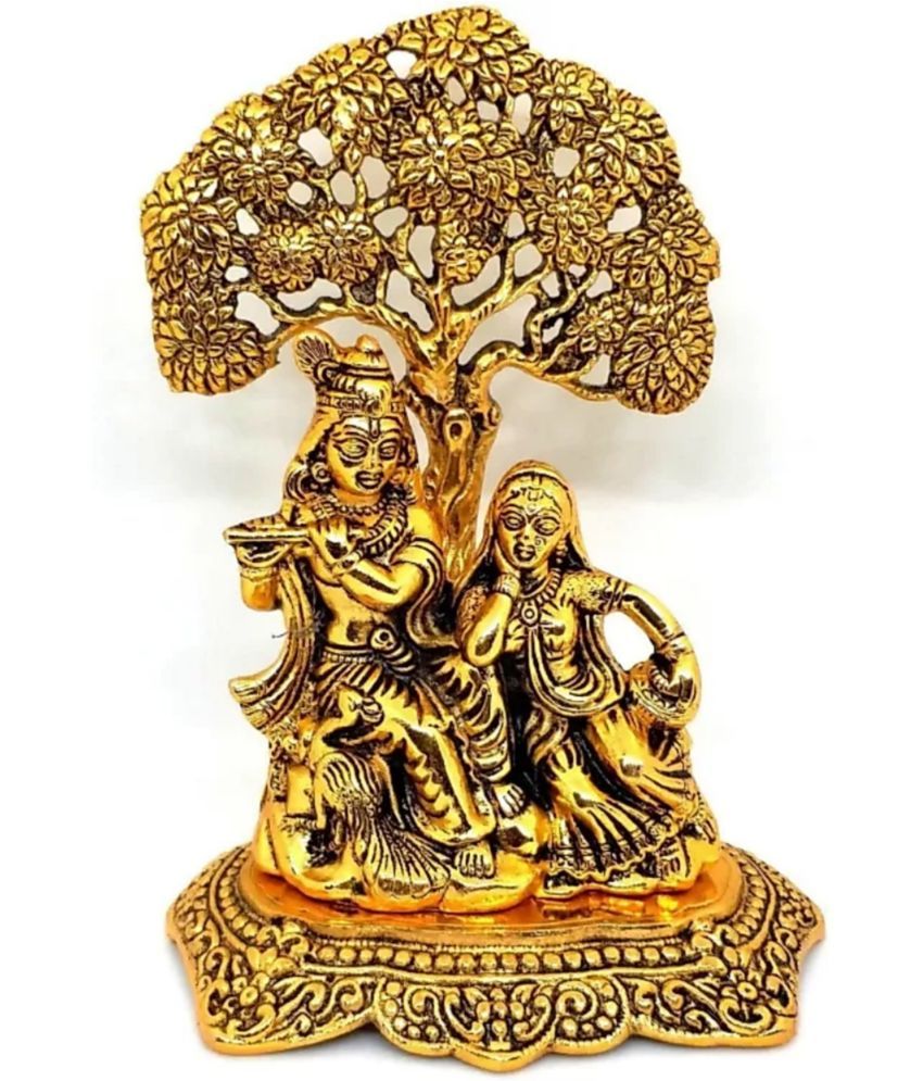     			Shri Astha Vinayak Iron Radha Krishna Idol ( 19 cm )