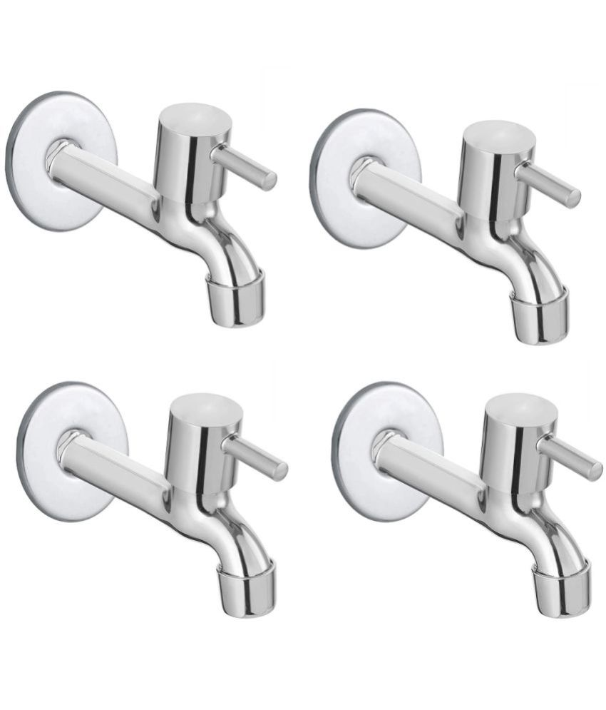     			Bathfax TURBO STAINLESS STEEL LONG BIB TAP (PACK OF 4) Steel Bathroom Tap (Bib Cock)