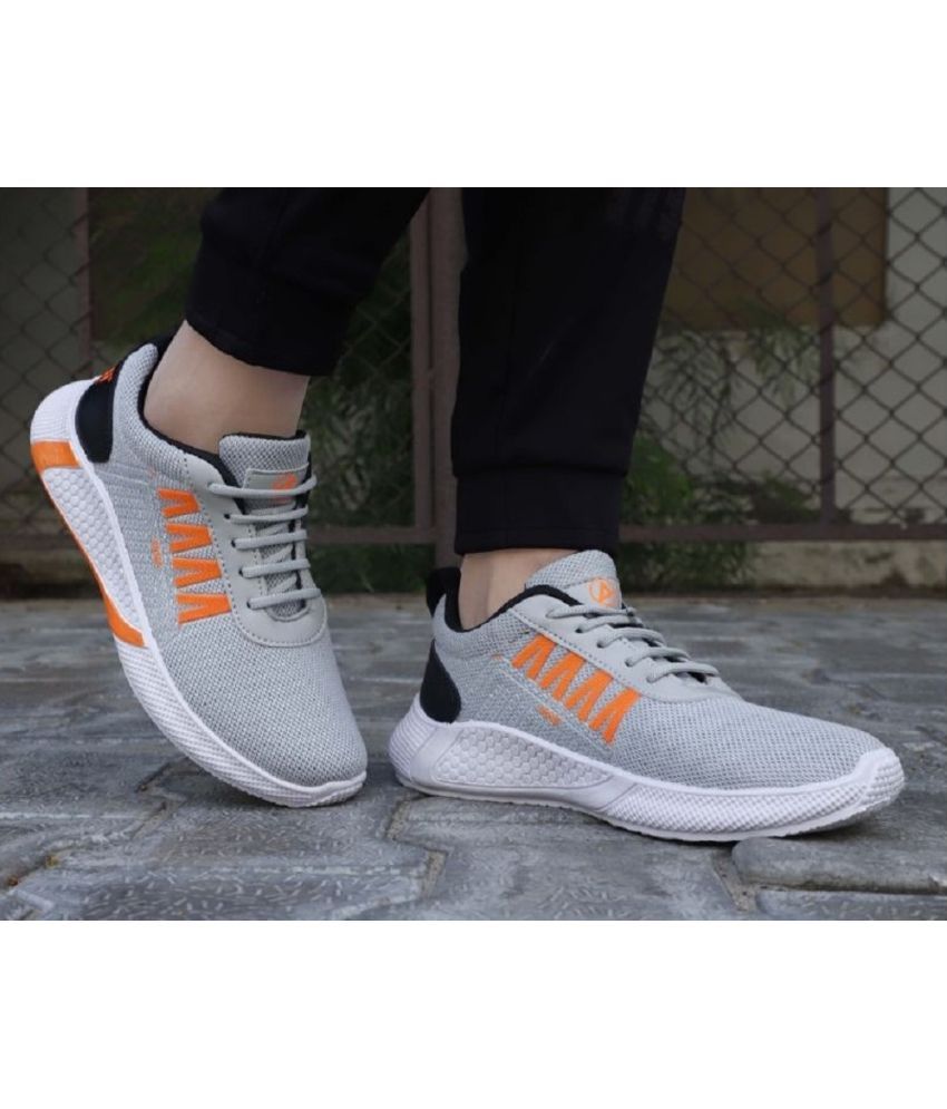     			PM Traders Sneakers For Men Grey Men's Sneakers