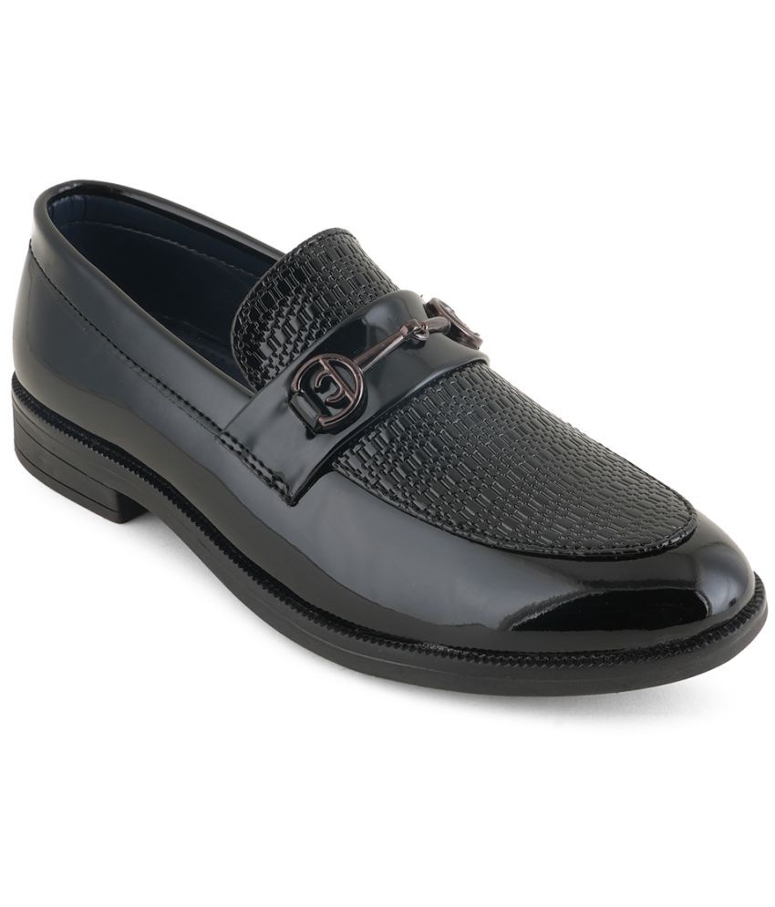     			STYLE SHOES - Black Boy's Loafers ( 1 Pair )